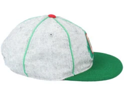 Oakland Oaks Statesman Grey & Dark Green Strapback - American Needle -American Needle 7986982804214 3