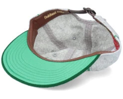 Oakland Oaks Statesman Grey & Dark Green Strapback - American Needle -American Needle 7986982804214 4