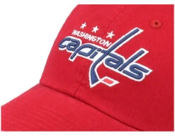 Washington Capitals Blue Line Red Dad Cap - American Needle -American Needle 7986982905676 5