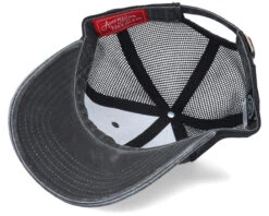 Chicago Blackhawks Raglan Bones Black Trucker - American Needle -American Needle 7986983840822 4