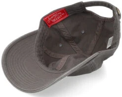 Women's Washed Slouch Charcoal Dad Cap - American Needle -American Needle 798698584611 5