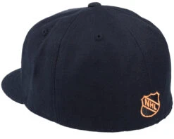 Chicago Blackhawks Deep Dish Black Fitted - American Needle -American Needle 798698606337 3