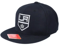 Los Angeles Kings Deep Dish Black Fitted - American Needle