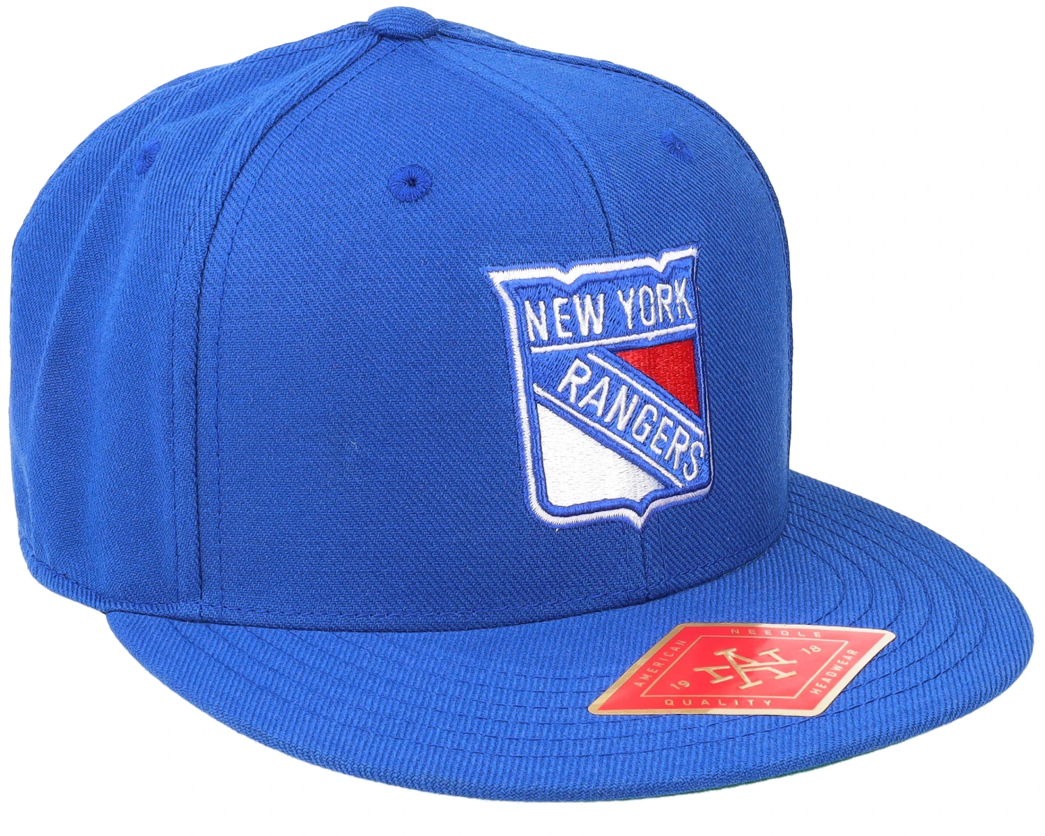 New York Rangers Deep Dish Fitted Royal Fitted - American Needle 2 New York Rangers Deep Dish Fitted Royal Fitted - American Needle - Image 2