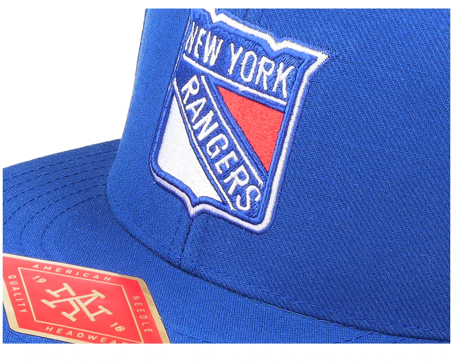 New York Rangers Deep Dish Fitted Royal Fitted - American Needle 6 New York Rangers Deep Dish Fitted Royal Fitted - American Needle - Image 6