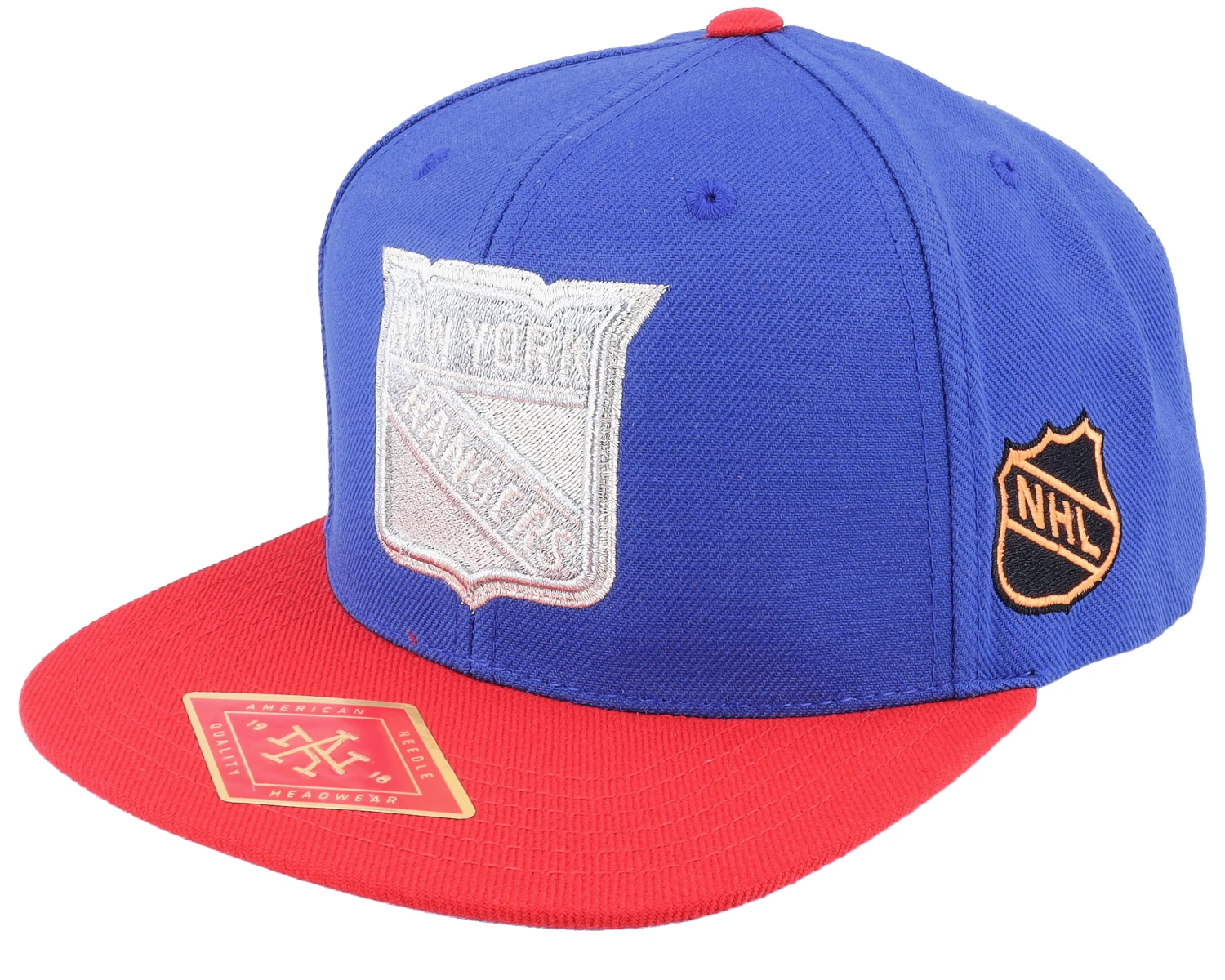 New York Rangers Silver Fox Royal/Red Snapback - American Needle 1 New York Rangers Silver Fox Royal/Red Snapback - American Needle