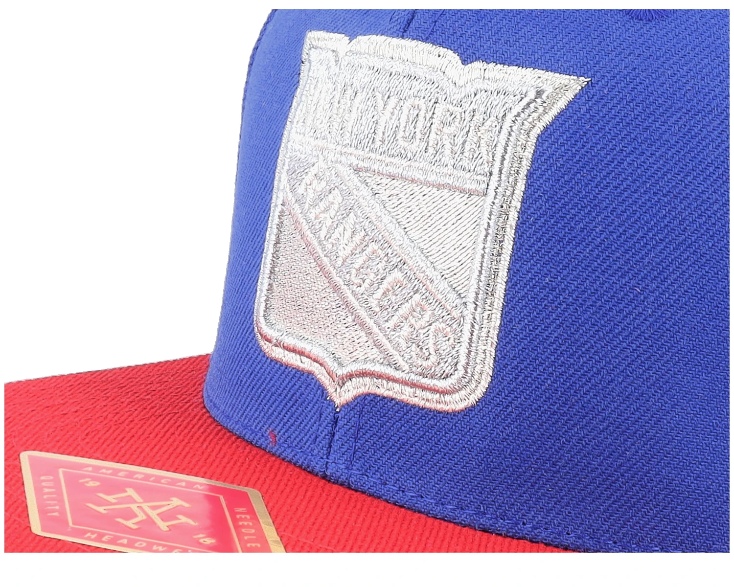 New York Rangers Silver Fox Royal/Red Snapback - American Needle 6 New York Rangers Silver Fox Royal/Red Snapback - American Needle - Image 6