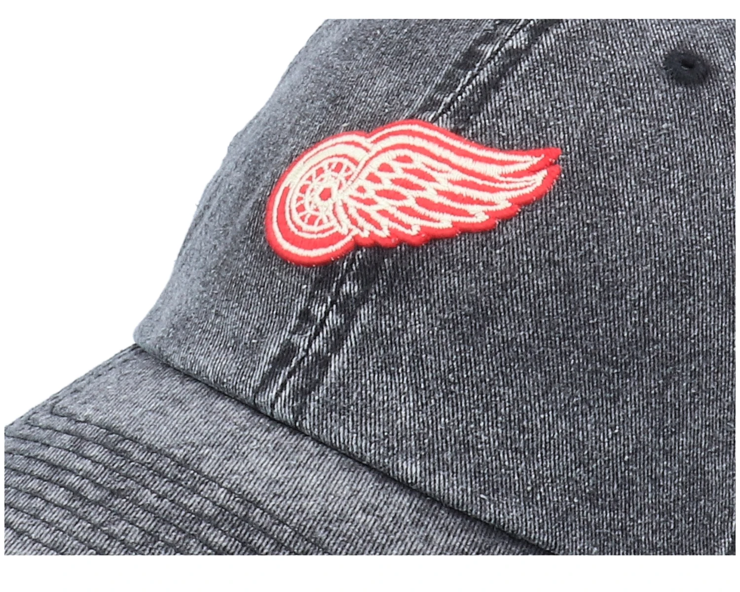 Detroit Red Wings Elston Black Dad Cap - American Needle 5 Detroit Red Wings Elston Black Dad Cap - American Needle - Image 5