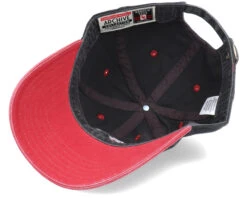 Anahiem Aces Archive Black/Dark Red Dad Cap - American Needle -American Needle 7986986829114 4