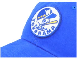 Yokohama Whales Archive Dark Royal Dad Cap - American Needle -American Needle 7986987125192 5