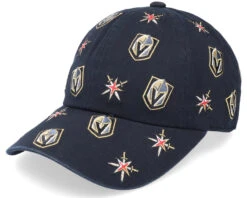 Vegas Golden Knights Replay Black Dad Cap - American Needle