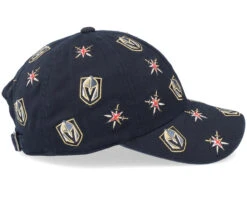 Vegas Golden Knights Replay Black Dad Cap - American Needle 9 Vegas Golden Knights Replay Black Dad Cap - American Needle -American Needle 798698729876 4