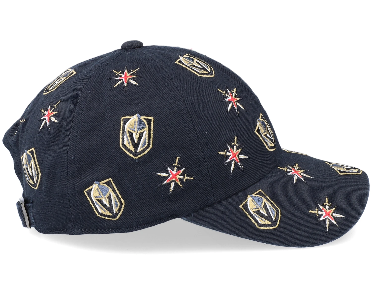 Vegas Golden Knights Replay Black Dad Cap - American Needle 4 Vegas Golden Knights Replay Black Dad Cap - American Needle - Image 4