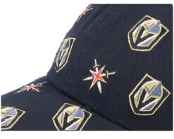 Vegas Golden Knights Replay Black Dad Cap - American Needle 11 Vegas Golden Knights Replay Black Dad Cap - American Needle -American Needle 798698729876 6