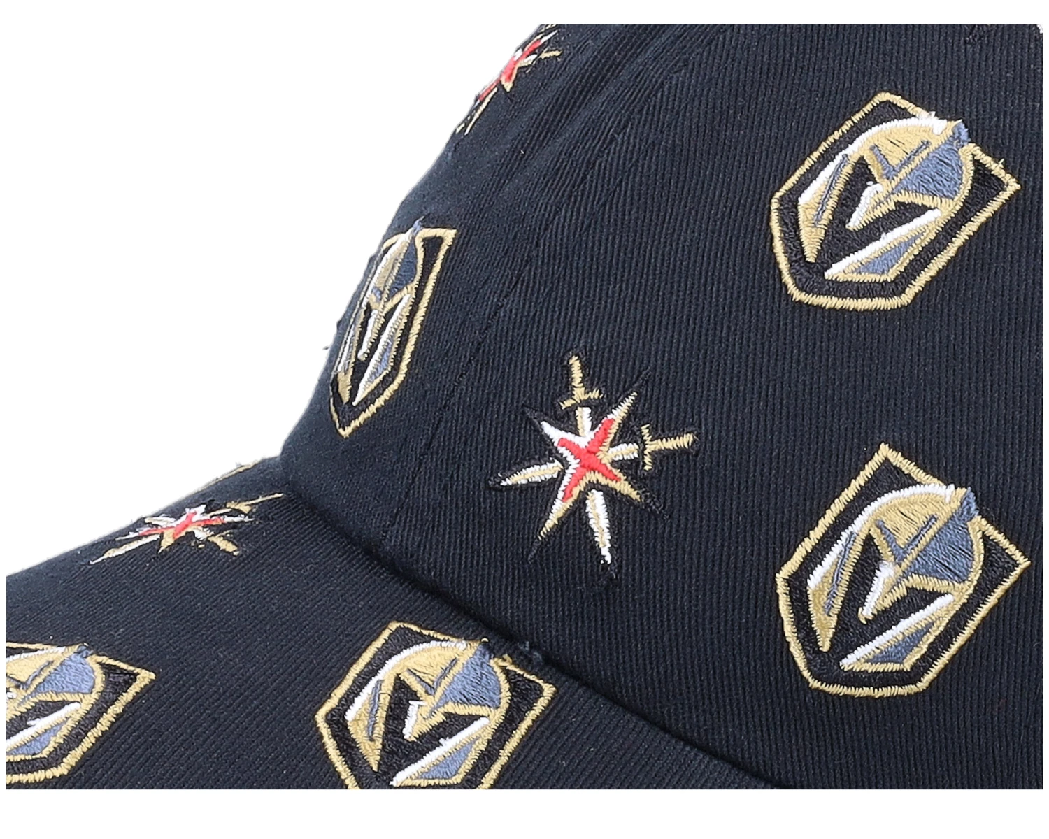 Vegas Golden Knights Replay Black Dad Cap - American Needle 6 Vegas Golden Knights Replay Black Dad Cap - American Needle - Image 6