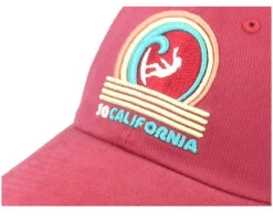 California Ballpark Brick Red Dad Cap - American Needle -American Needle 7986987420112 5