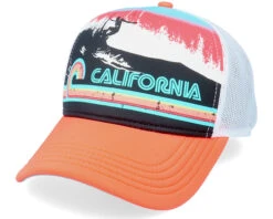 Riptide Valin California Coral Trucker - American Needle