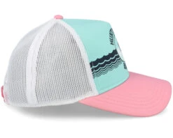 Huntington Beach Riptide Valin Seafoam/White/Pink Trucker - American Needle -American Needle 798698743346 4