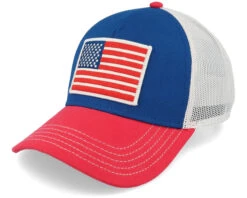USA Valin Blue/Red Trucker - American Needle