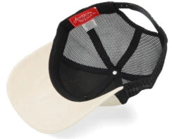 Brush Twill Valin Stone/Black Trucker - American Needle -American Needle 798698797165 5