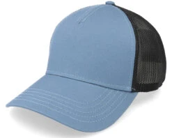 Black-Breaker Blue Brush Twill Valin Trucker - American Needle