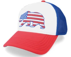 California Riptide Valin Royal/White/Red Trucker - American Needle