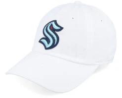 Seattle Kraken Blue Line Snow White Dad Cap - American Needle