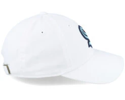 Seattle Kraken Blue Line Snow White Dad Cap - American Needle -American Needle 798698798599 4