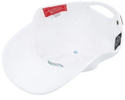 Seattle Kraken Blue Line Snow White Dad Cap - American Needle -American Needle 798698798599 5