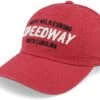 North Wilkesboro Washed Slouch Crimson Dad Cap - American Needle
