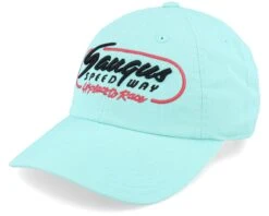 Saugus Speedway Washed Slouch Seafoam Dad Cap - American Needle