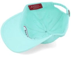Saugus Speedway Washed Slouch Seafoam Dad Cap - American Needle -American Needle 798698798964 5
