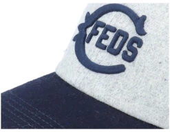 Chicago Federals Archive Legend Hther Gray/Navy Dad Cap - American Needle -American Needle 7986988021042 5