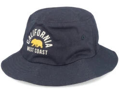 Cali Twill Screen Navy Bucket - American Needle