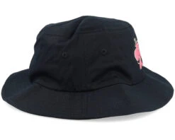 Pink Elephant Twill Screen Black Bucket - American Needle -American Needle 798698808793 4