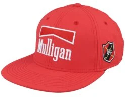 Mulligan Covert 19Th Hole Golf Red Snapback - American Needle