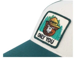 Smokey Bear Valin Evergreen/Ivory Trucker - American Needle -American Needle 798698818112 6