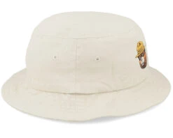Smokey Bear Twill Screen Stone Bucket - American Needle -American Needle 798698818136 4