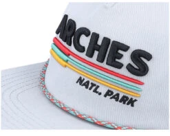 Arches Coachella Grey Snapback - American Needle -American Needle 798698824052 5