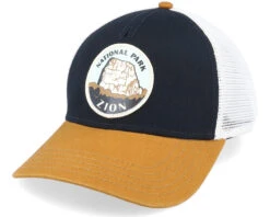 Zion Valin Ivory/Black/Light Hazel Trucker - American Needle