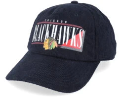 Chicago Blackhawks Printed Cord Black Adjustable - American Needle