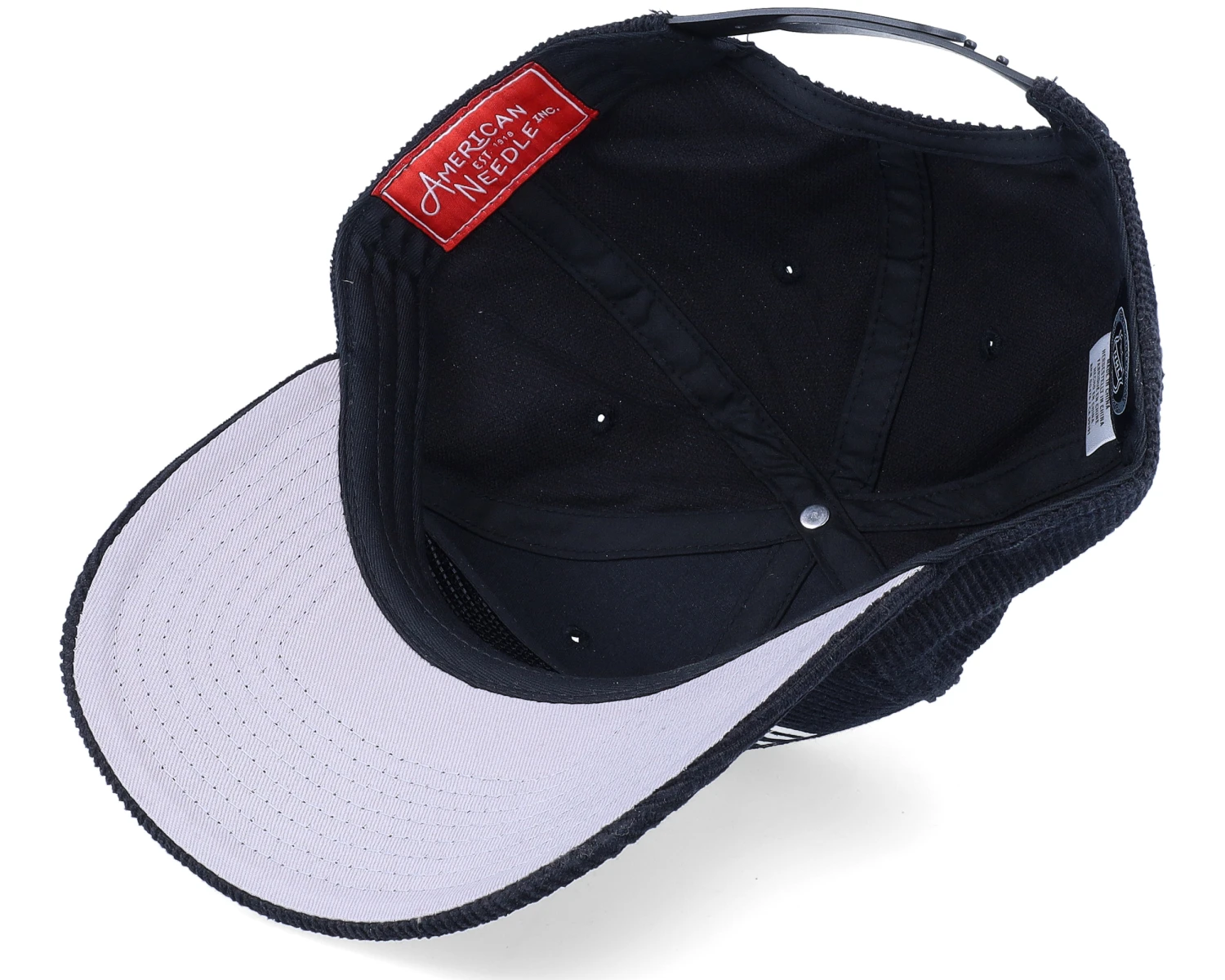 Chicago Blackhawks Printed Cord Black Adjustable - American Needle 4 Chicago Blackhawks Printed Cord Black Adjustable - American Needle - Image 4