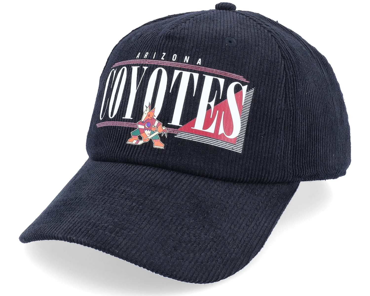 Arizona Coyotes Printed Cord Black Adjustable - American Needle 1 Arizona Coyotes Printed Cord Black Adjustable - American Needle