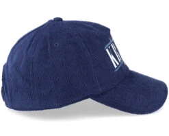 Seattle Kraken Printed Cord Navy Dad Cap - American Needle -American Needle 798698834655 3