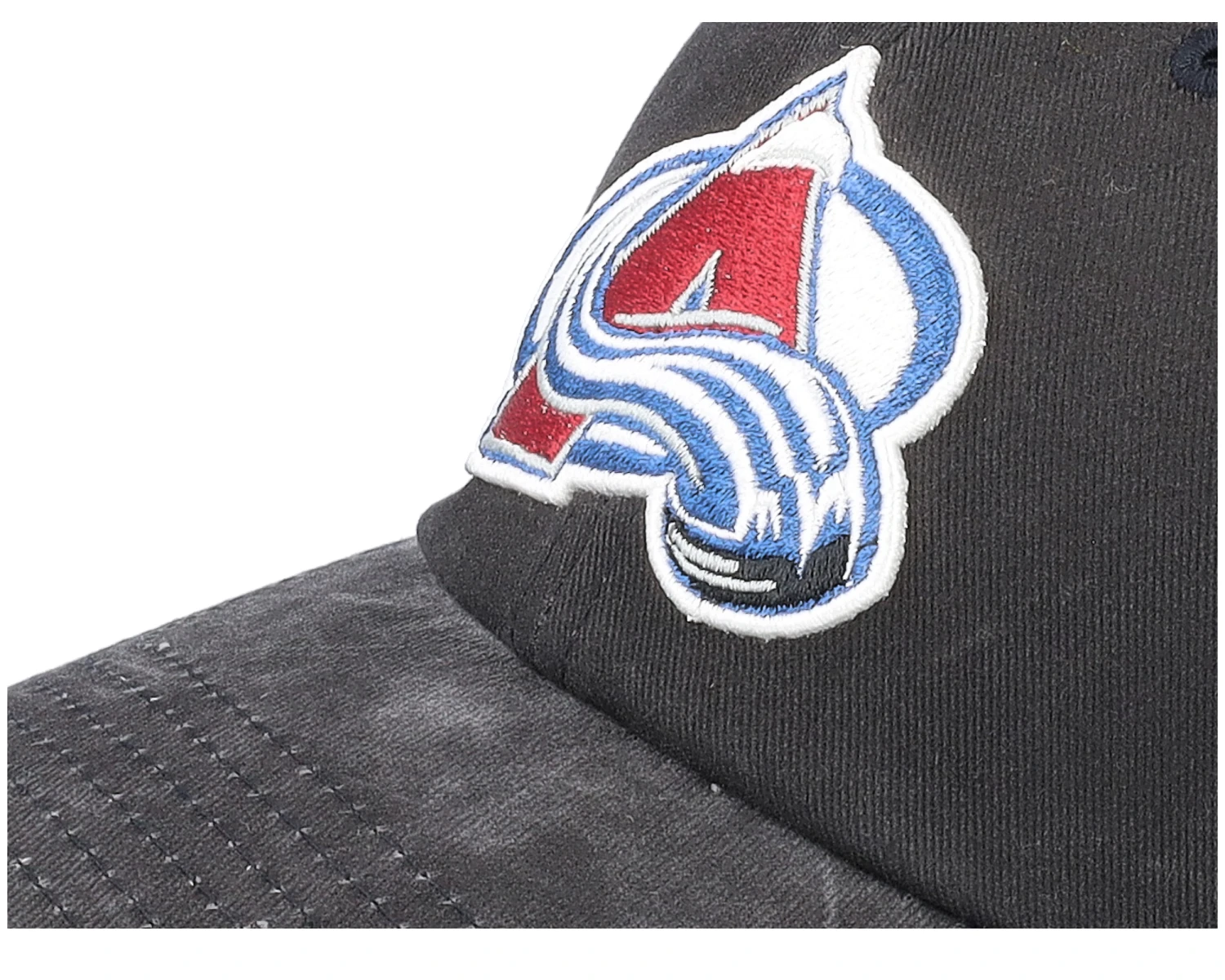 Colorado Avalanche Raglan Bones Black Trucker - American Needle 6 Colorado Avalanche Raglan Bones Black Trucker - American Needle - Image 6