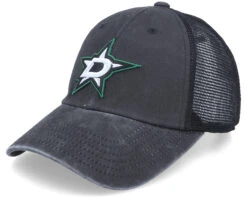 Dallas Stars Raglan Bones Black Trucker - American Needle