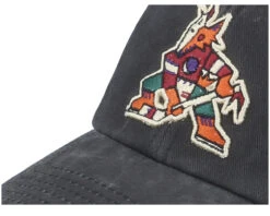 Arizona Coyotes Raglan Bones Black Trucker - American Needle 11 Arizona Coyotes Raglan Bones Black Trucker - American Needle -American Needle 798698834723 6