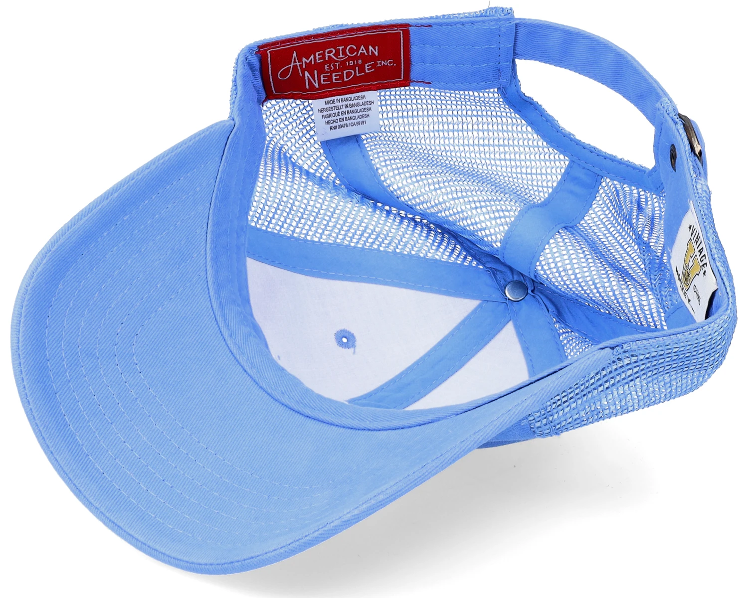 Quebec Nordiques Raglan Bones Royal Trucker - American Needle 5 Quebec Nordiques Raglan Bones Royal Trucker - American Needle - Image 5