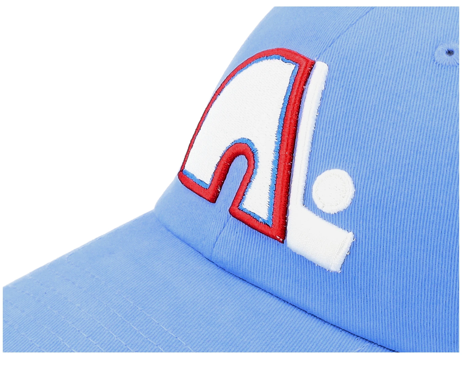 Quebec Nordiques Raglan Bones Royal Trucker - American Needle 6 Quebec Nordiques Raglan Bones Royal Trucker - American Needle - Image 6