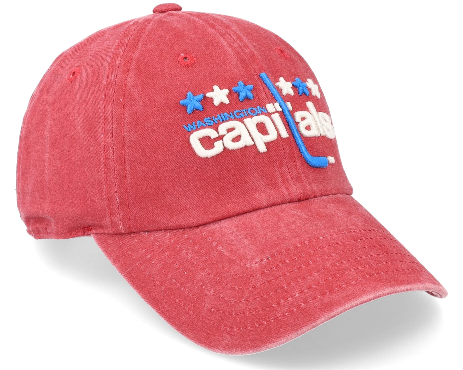 Washington Capitals New Raglin Dark Red Dad Cap - American Needle 2 Washington Capitals New Raglin Dark Red Dad Cap - American Needle - Image 2